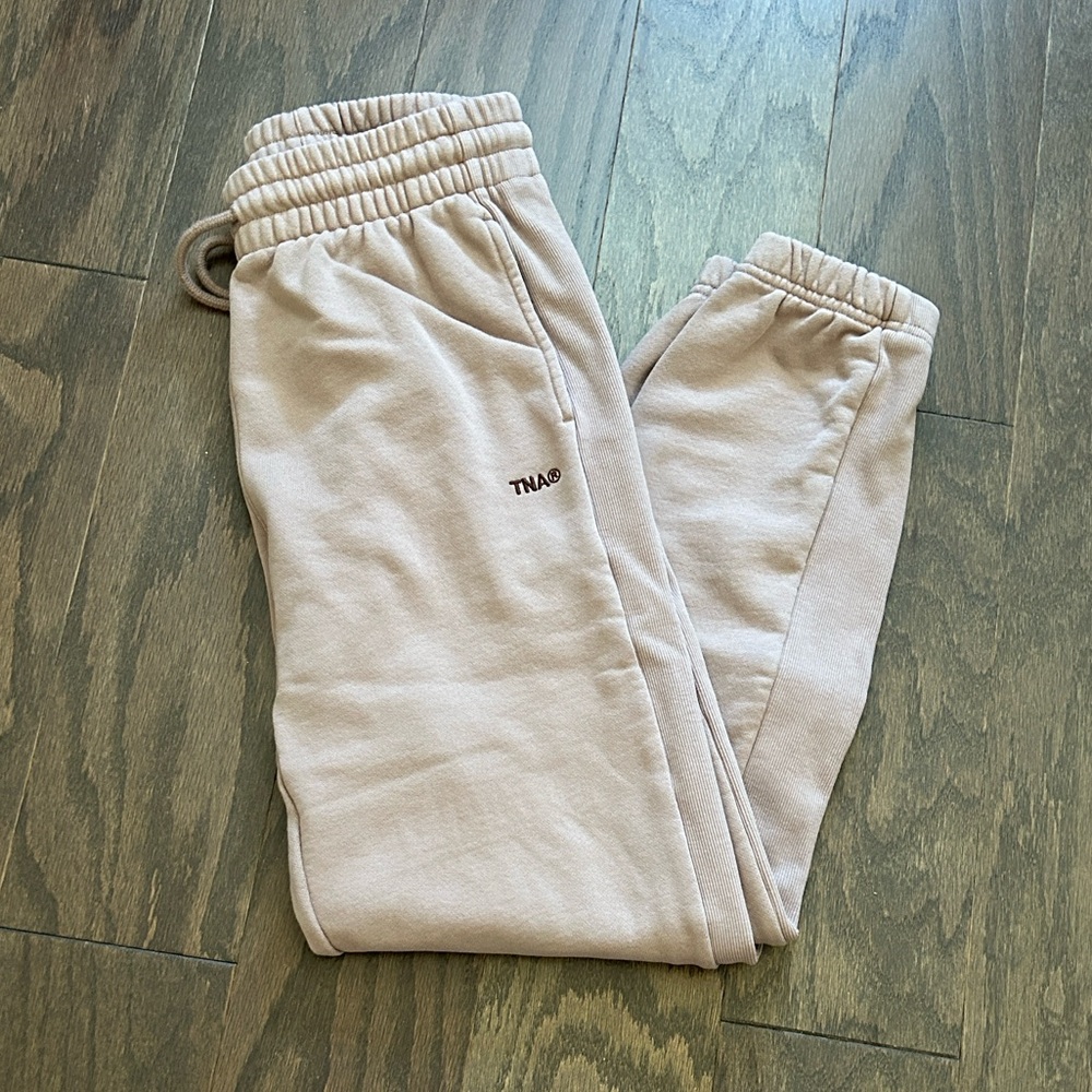 Aritzia TNA Cozy Terry Fleece Boyfriend Sweatpants, 2XS Women